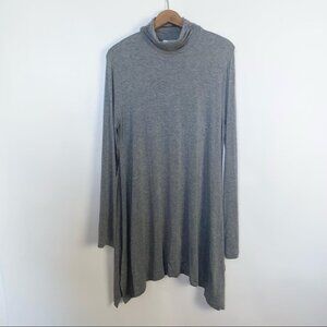 Soft Surroundings | Timely Turtleneck Tunic Top Style grey